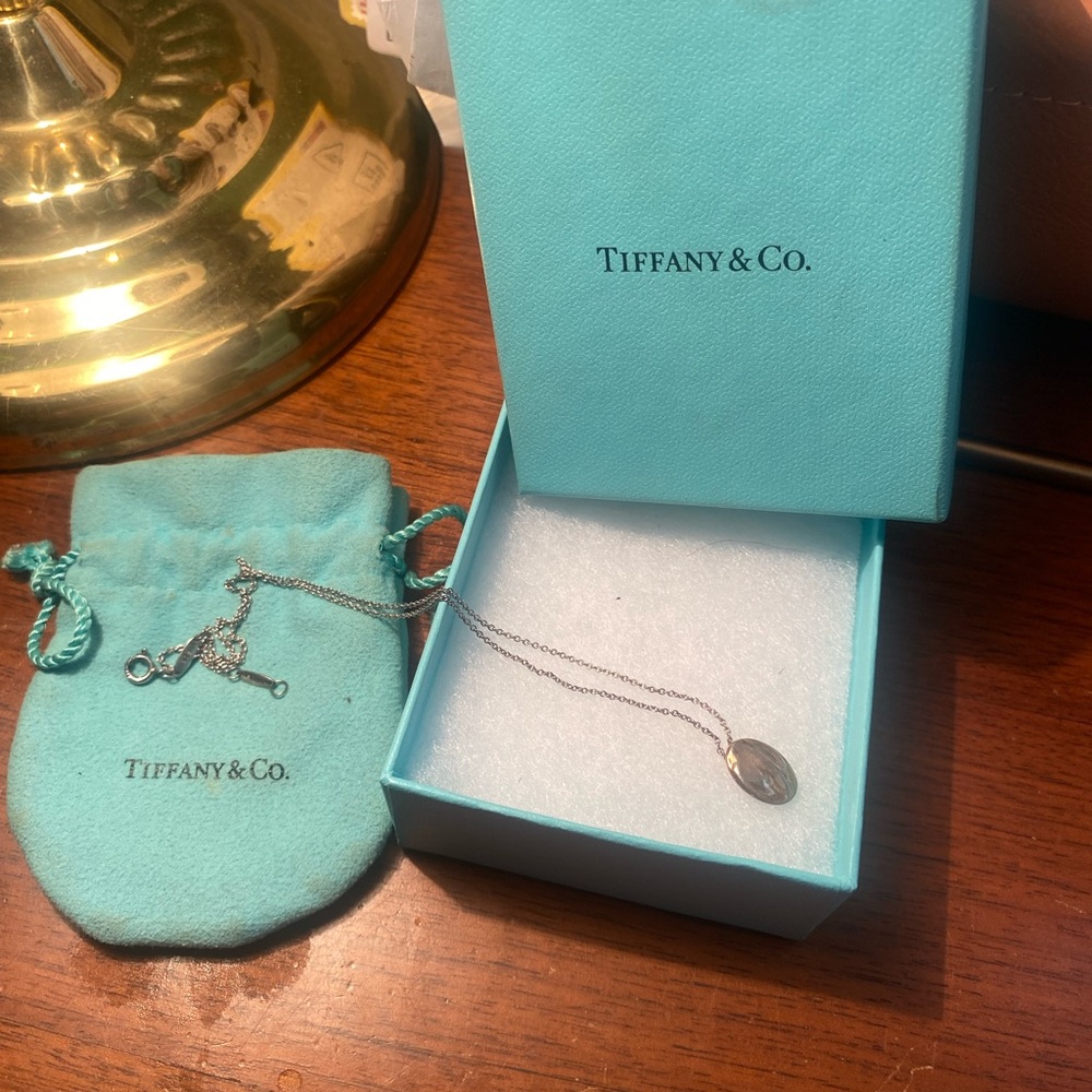 Tiffany & Co. Silver Necklace with Elegant Pendant
